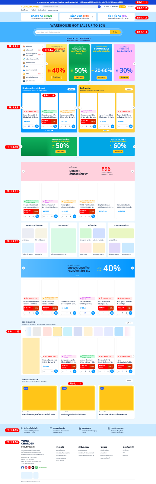 หน้าแรกเว็บไซต์ — Figma Design